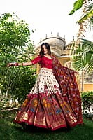 V180: Beautiful Dola silk Lehanga sets