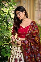 V180: Beautiful Dola silk Lehanga sets