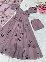 V135: Beautiful 3 pcs Georgette Dress