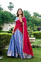 V179:Beautiful Soft silk Lehanga sets