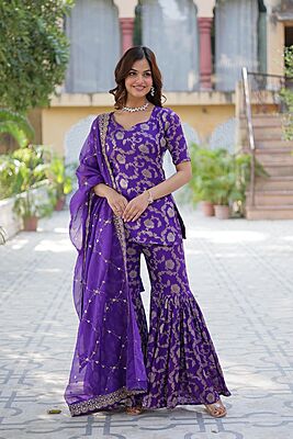P703: Beautiful Designer 3pc Dress Sets