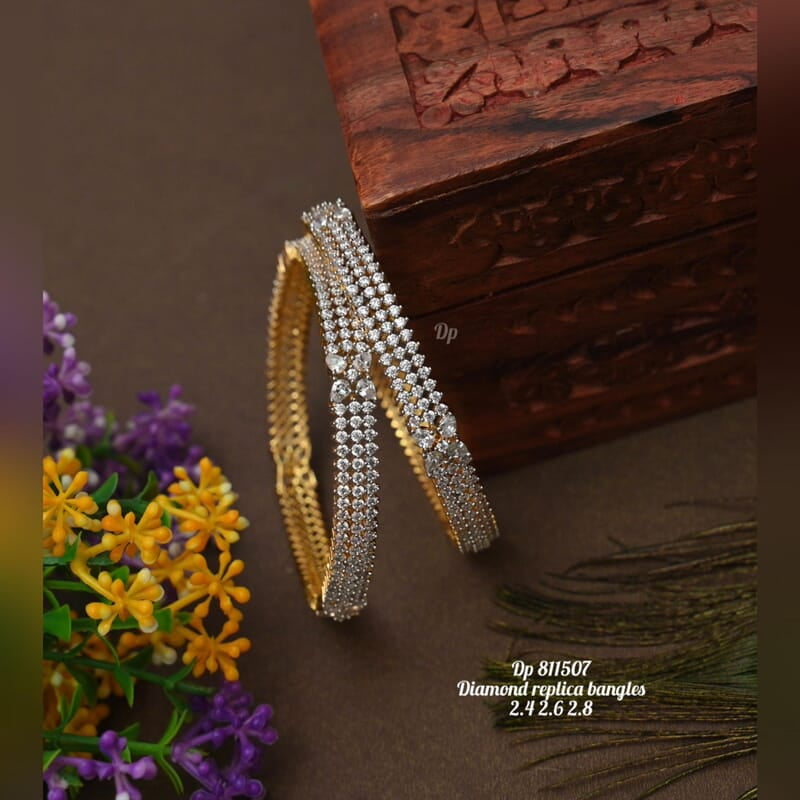 V331: Beautiful Diamond Replica Bangles