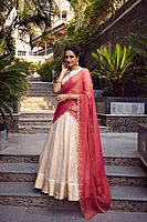P557: Beautiful Soft Silk Lehenga Set