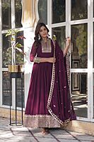 P338: Beautiful Georgette Frocks With Duppata