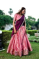 V179:Beautiful Soft silk Lehanga sets