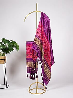 B1475: Beautiful Gajji Silk Duppata