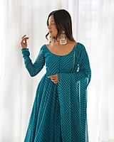 B2046: Beautiful 3Pc Anarkali Style Dress Sets