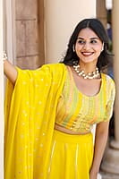 V178: Beautiful Designer Georgette Lehanga sets V178: Beautiful Designer Georgette Lehanga sets