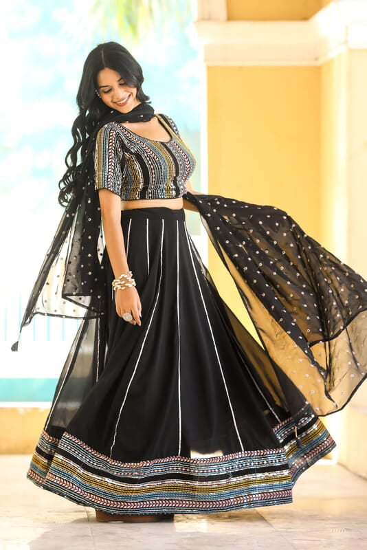 V178: Beautiful Designer Georgette Lehanga sets V178: Beautiful Designer Georgette Lehanga sets