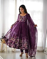 B2047: Beautiful 3Pc Anarkali Style Dress Sets