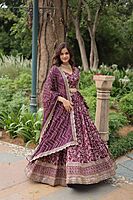 P339: Beautiful Designer Dola Silk Lehanga Sets