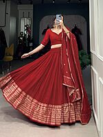 P558: Beautiful  Dola Silk Lehenga Sets
