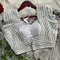 V137: Beautiful Readymade Pearls Work Blouse