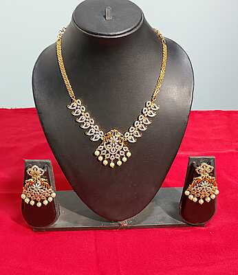 C012: Ready To Ship Beautiful Short Necklace Set