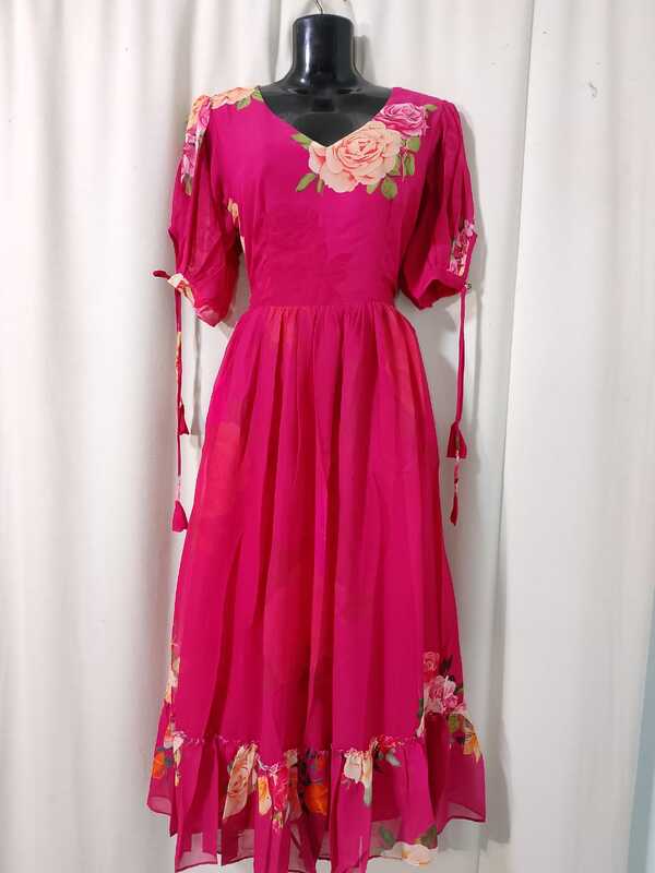 c034: Ready To Ship Georgette Frock