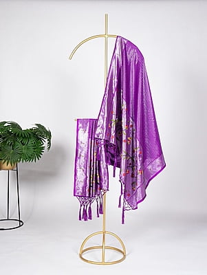 S0033:  Designer Soft Silk Paithani Duppatas