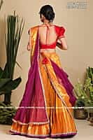 B3341: Beautiful Banarasi and Dola Silk Lehenga set B3341: Beautiful Banarasi and Dola Silk Lehenga set
