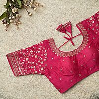 V668:Beautiful Readymade Embroidery Work Blouses