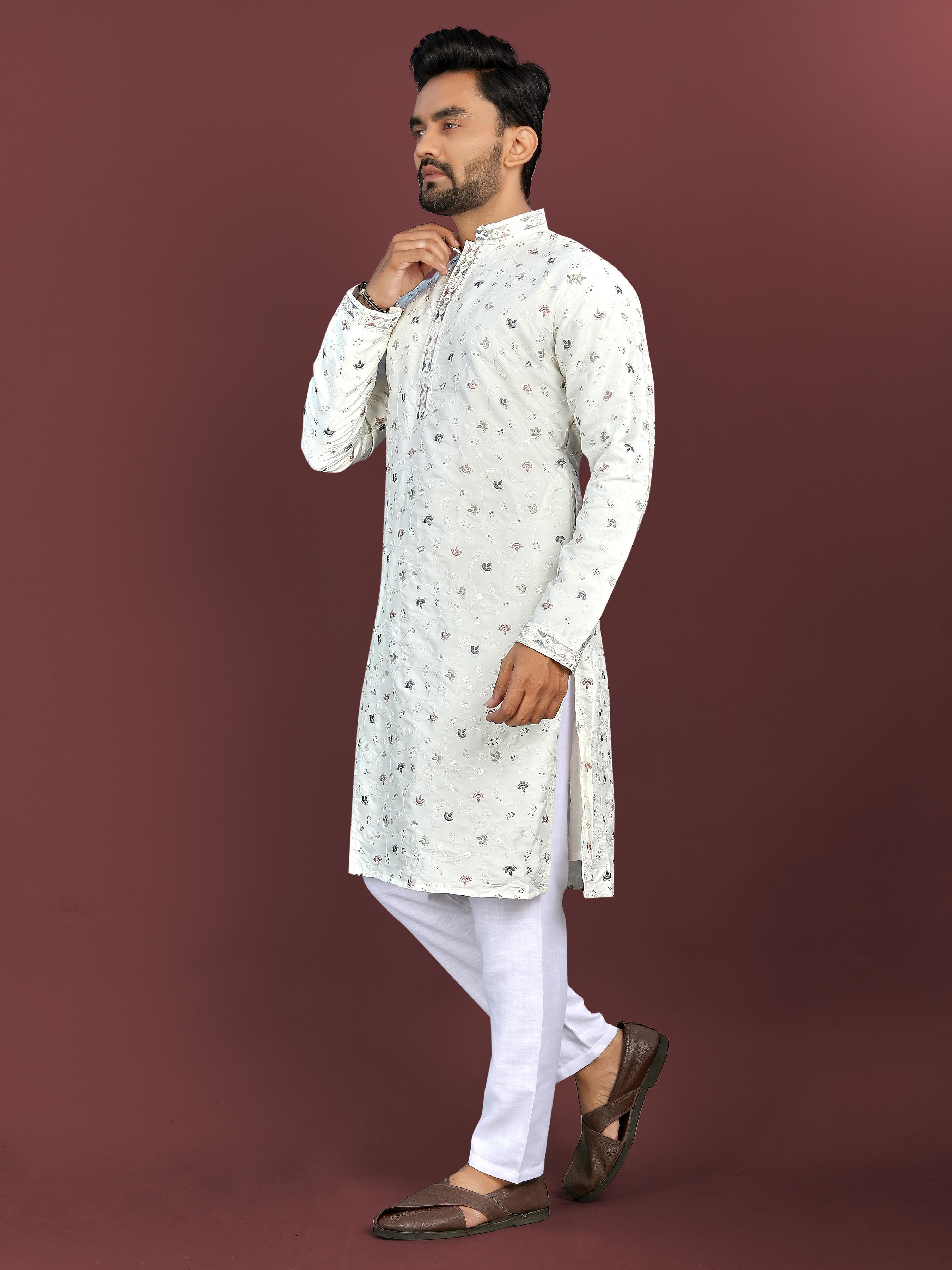 c064: Beautiful Mens Kurta Pajama Sets