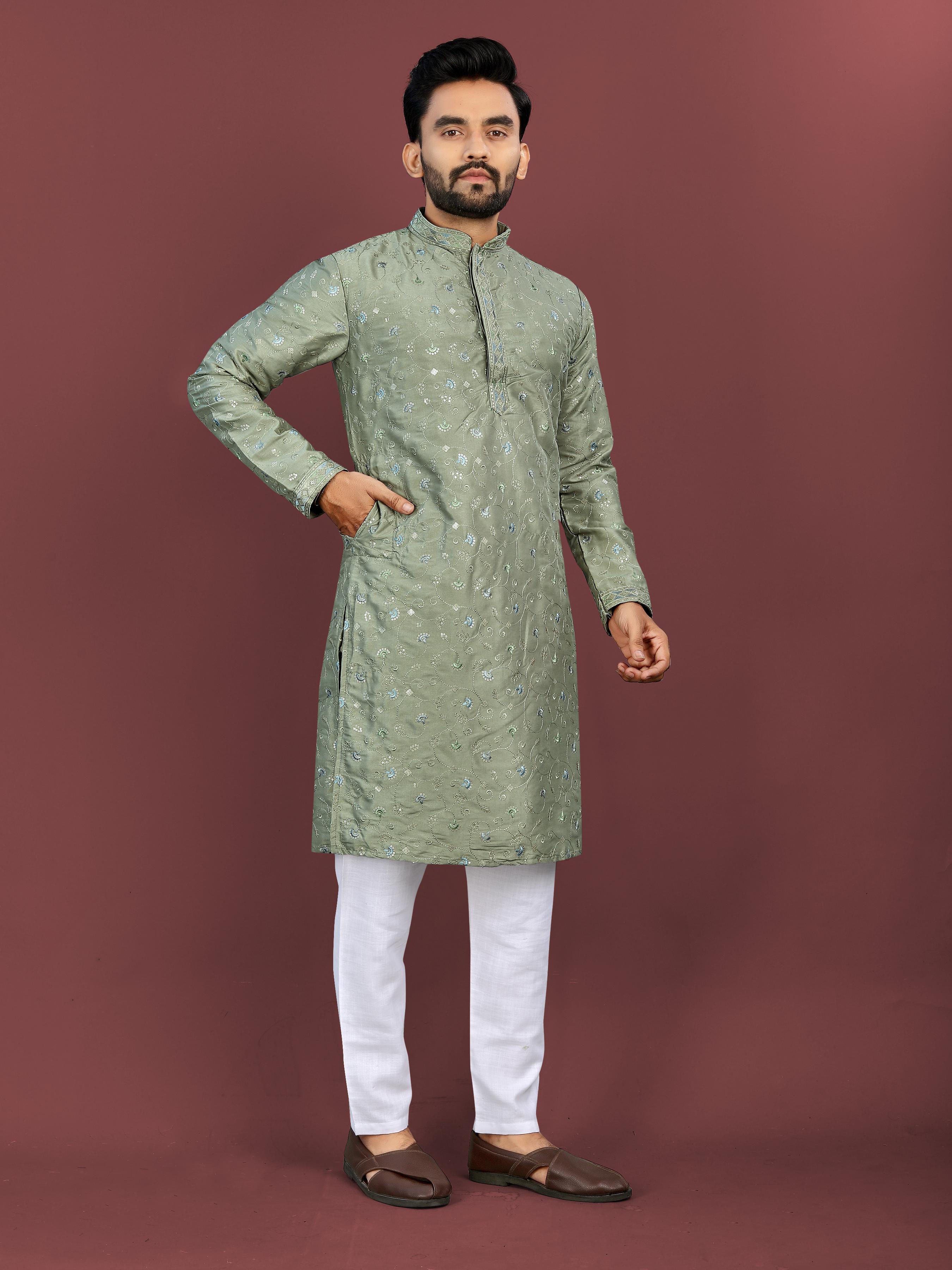 c064: Beautiful Mens Kurta Pajama Sets