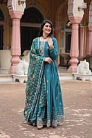 M1202: Beautiful Georgette Squins Embordiary Long Frocks With Duppata M1202: Beautiful Georgette Squins Embordiary Long Frocks With Duppata
