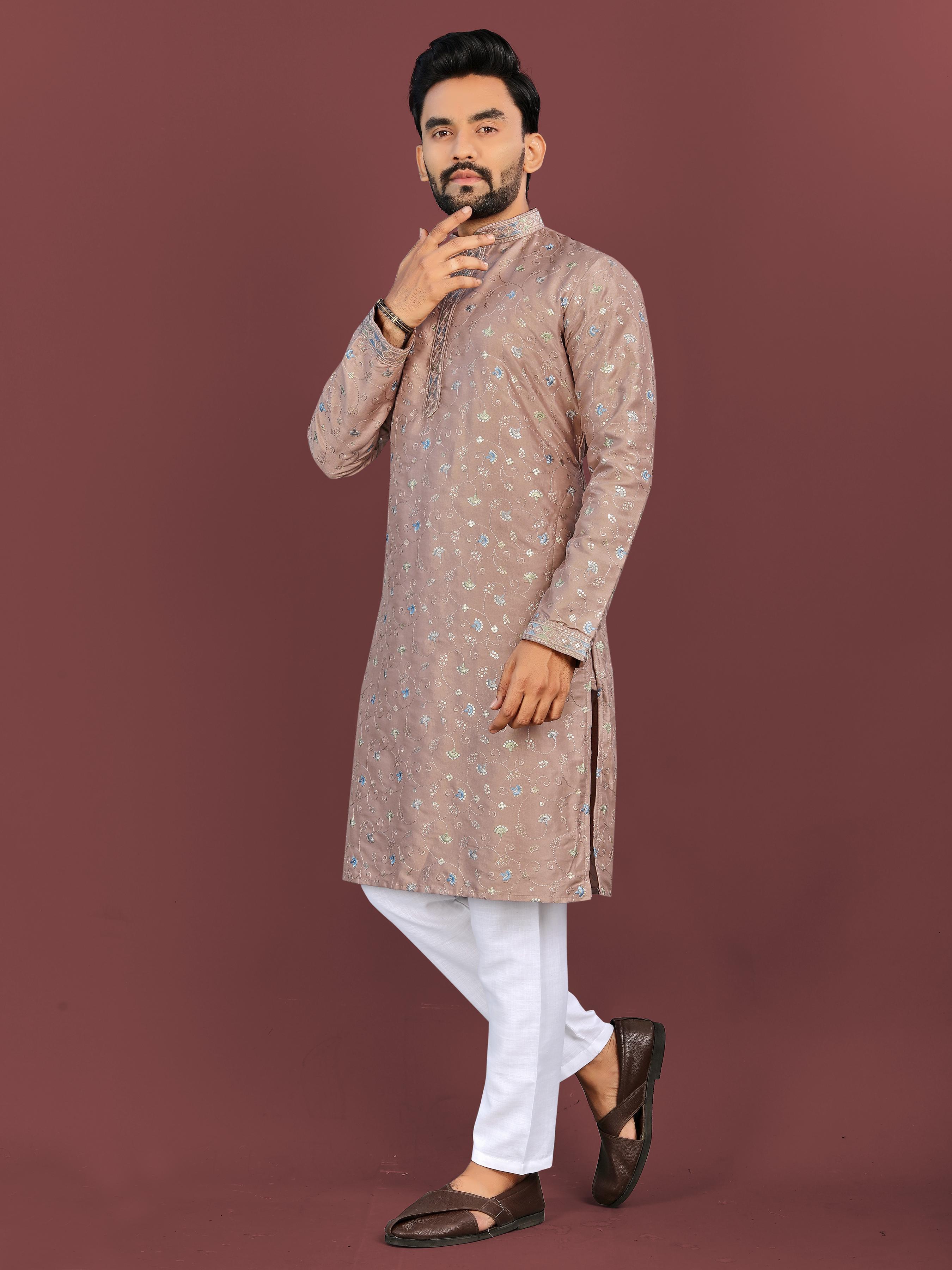 c064: Beautiful Mens Kurta Pajama Sets
