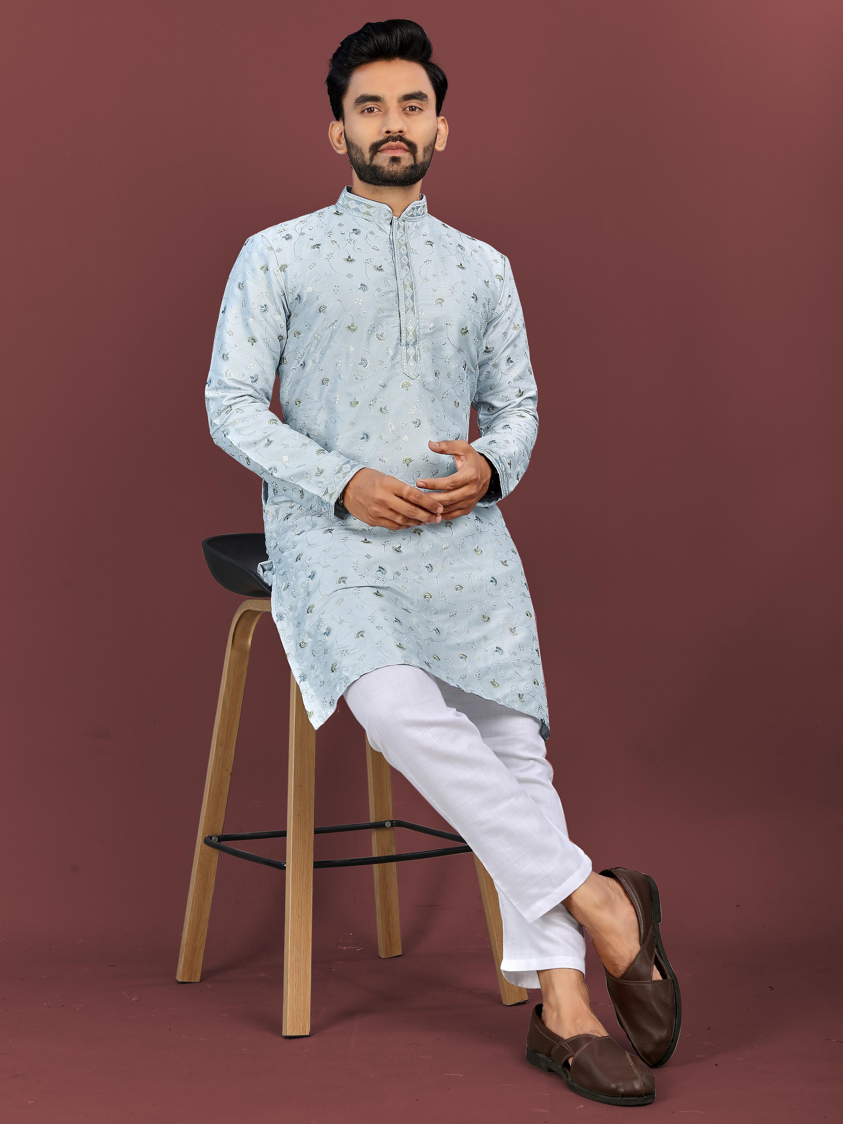 c064: Beautiful Mens Kurta Pajama Sets