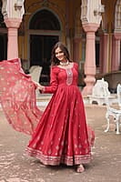 M1202: Beautiful Georgette Squins Embordiary Long Frocks With Duppata M1202: Beautiful Georgette Squins Embordiary Long Frocks With Duppata