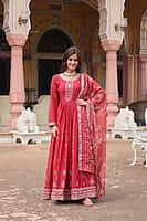 M1202: Beautiful Georgette Squins Embordiary Long Frocks With Duppata M1202: Beautiful Georgette Squins Embordiary Long Frocks With Duppata