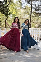 B1961: Beautiful Georgette Frocks