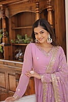 P152: Beautiful Georgette Frock With Duppata