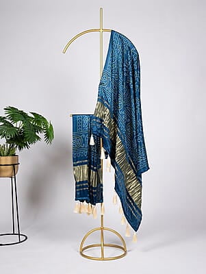 B1478: Beautiful Gajji Silk Duppata