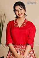 B3340: Beautiful Pure Dola Silk Lehanga Set