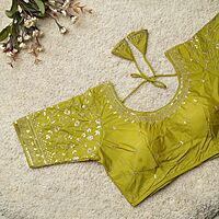 V668:Beautiful Readymade Embroidery Work Blouses