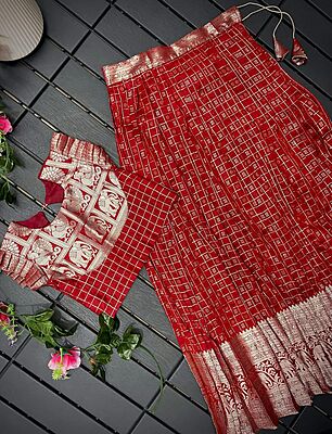 P592: Beautiful Soft Silk Kids Lehenga Sets