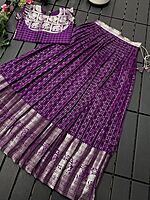 P592: Beautiful Soft Silk Kids Lehenga Sets P592: Beautiful Soft Silk Kids Lehenga Sets