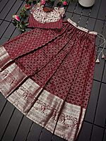 P592: Beautiful Soft Silk Kids Lehenga Sets P592: Beautiful Soft Silk Kids Lehenga Sets
