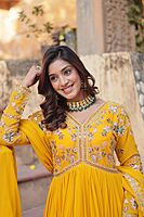 P720: Beautiful 2PC Georgette Frock With Duppata